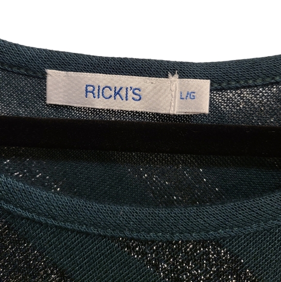 Ricki's striped top with sparkle L - Picture 3 of 4